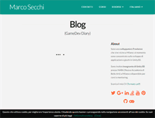 Tablet Screenshot of marcosecchi.it